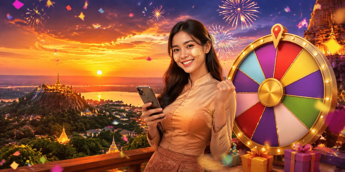 မန္တလေးစွန်းတွင် ရူလက် ဂိမ်းကစားနေသော မြင်ကွင်း
